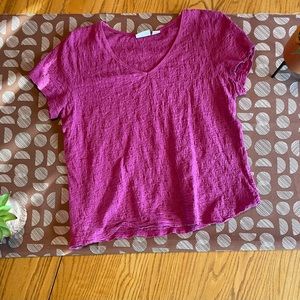JACLYN SMITH Magenta Blouse